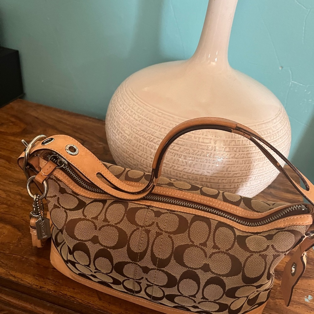 Coach Brown Signature Handbag